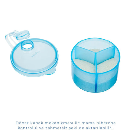 Babyjem Toz Mama Kabı Mavi