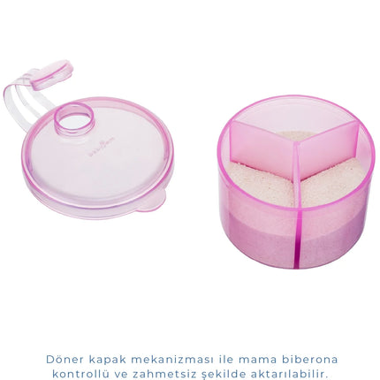 Babyjem Toz Mama Kabı Pembe