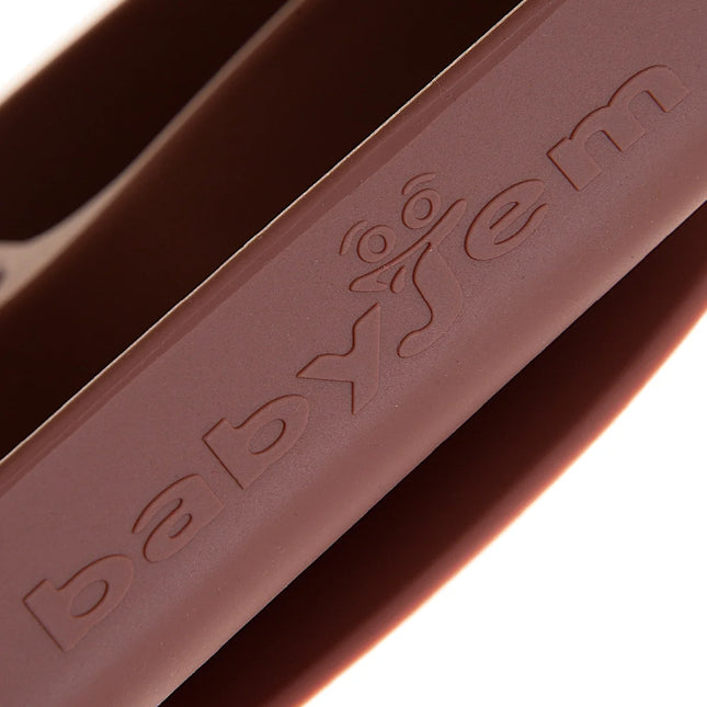 Babyjem Vakum Tabanlı Sabitlenebilir Silikon Tabak Mocha