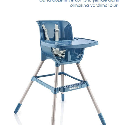 Babyjem XSoft Mama Sandalyesi İndigo Mavi