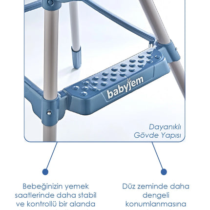 Babyjem XSoft Mama Sandalyesi İndigo Mavi