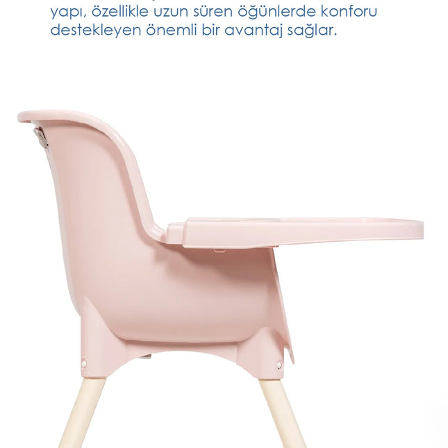 Babyjem XSoft Mama Sandalyesi Soft Pembe