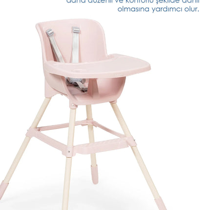 Babyjem XSoft Mama Sandalyesi Soft Pembe
