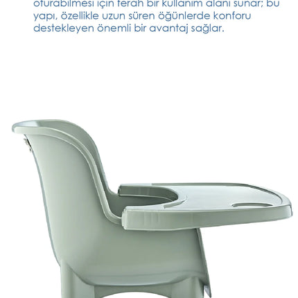 Babyjem XSoft Mama Sandalyesi Soft Yeşil