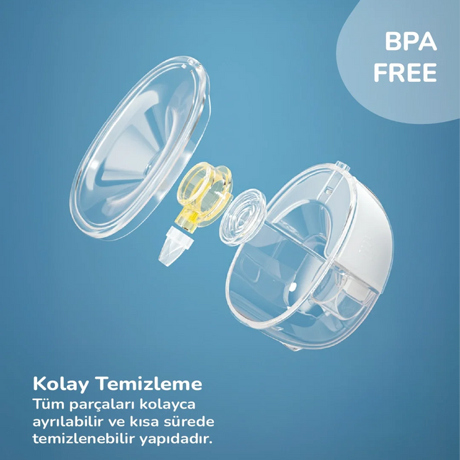 Babyjem Yeni Nesil Led Ekran Ultra Vakumlu Giyilebilir Göğüs & Süt Pompası