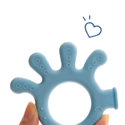 Babyjem Yumuşak Diş Kaşıyıcı Ahtapot Mavi