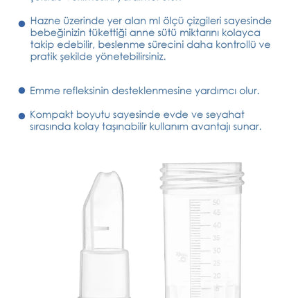 Babyjem Yumuşak Uçlu Anne Süt Kaşığı