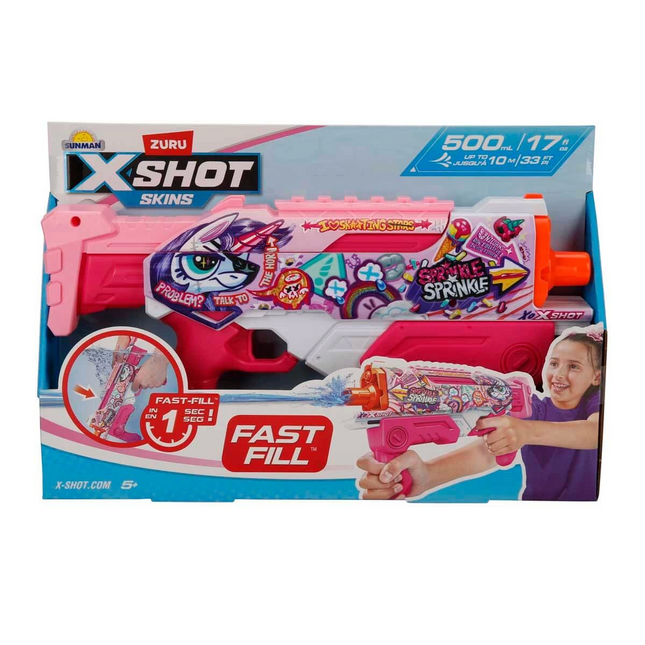 X-Shot Skins Hyperload Fast Fill Water Gun 34 cm