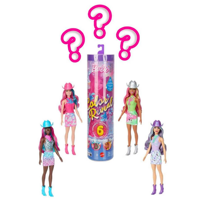 Barbie Color Reveal Renk Değiştiren Disco Star Serisi Sürpriz Paket