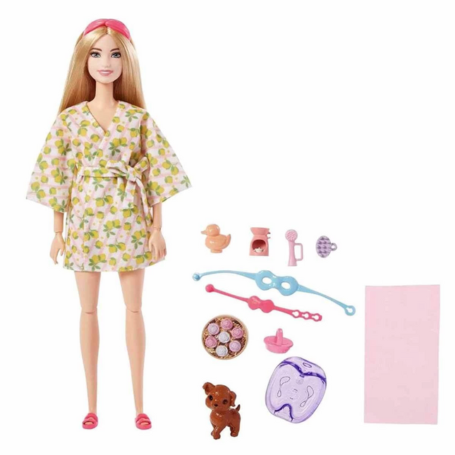 Barbie'nin Spa Günü Bebekleri Sarışın