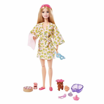 Barbie'nin Spa Günü Bebekleri Sarışın