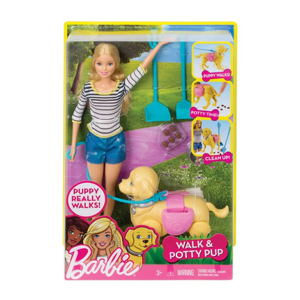 Barbie Ve Tuvalet Eğitimindeki Köpeği