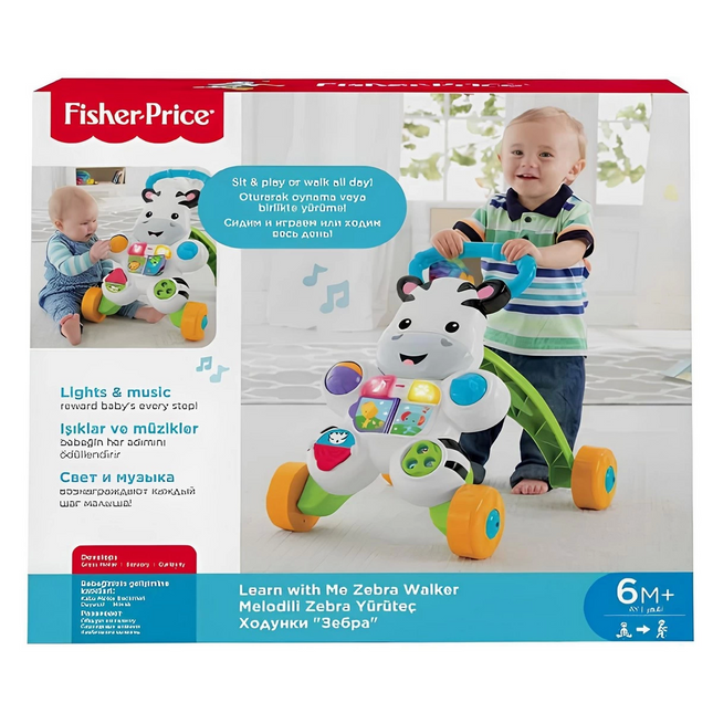 Fisher Price Melody Walker Zebra DLD80
