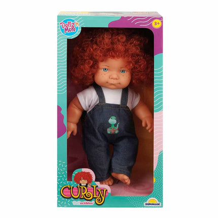 Curly Haired Curly Doll 35 cm