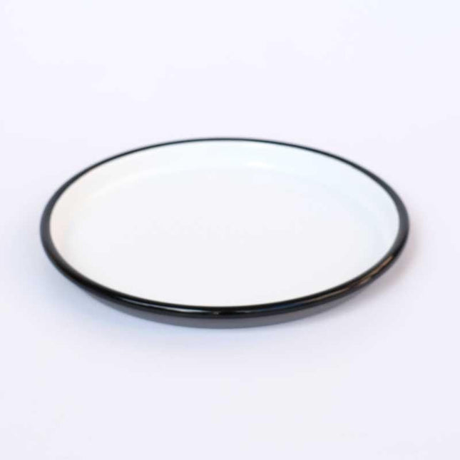 Enamel Pizza Tray No. 22 Gray
