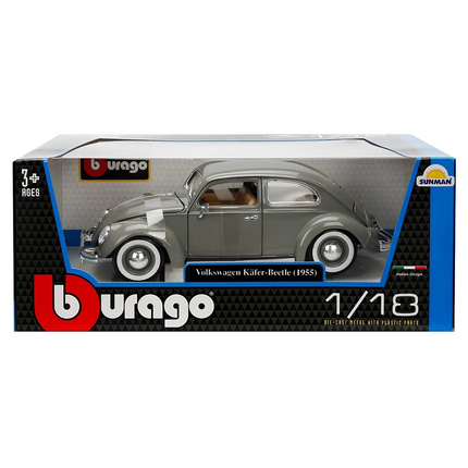 Bburago 1:18 Volkswagen Kafer Beetle 1955 Model Araba