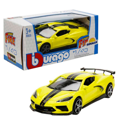 Bburago 1:43 Street Fire Koleksiyon Arabalar