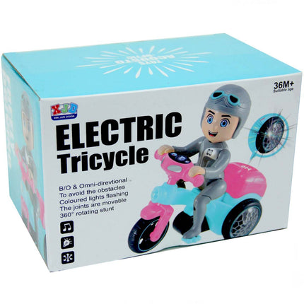 Electric Tricycle Battery-Operated Motorcycle with Lights and Sounds