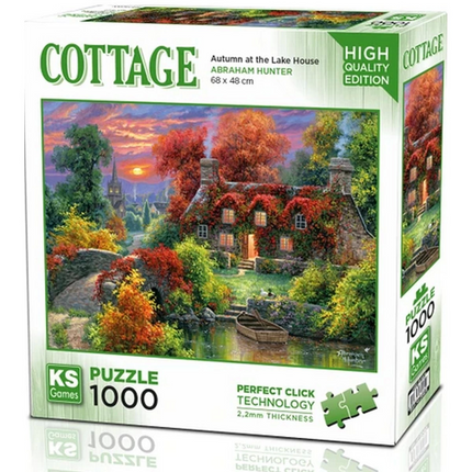 KS Games Autumn at The Lake House Puzzle 1000 Pieces