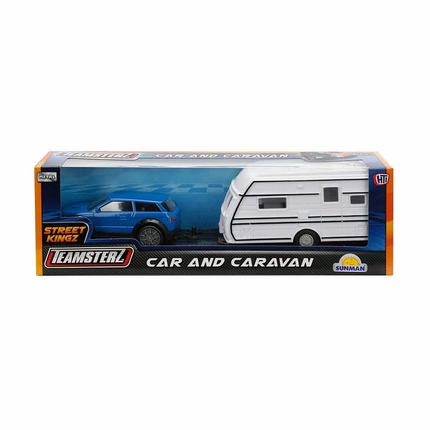 Teamsterz Vehicle and Caravan Set