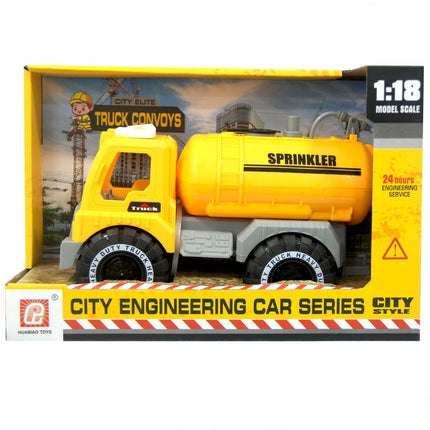 1:18 City Engineering Water Spraying Work Vehicle