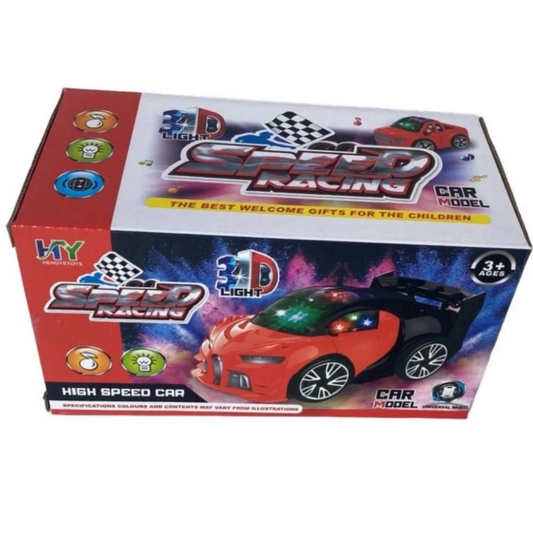 Boxed Light and Sound Car