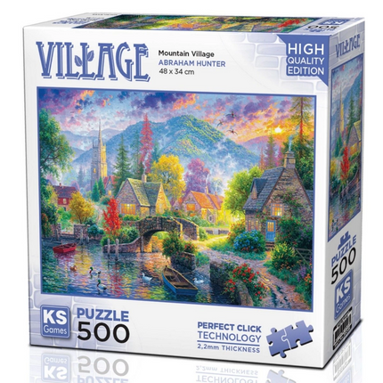 KS Games Mountain Village Puzzle 500 Pieces 20046