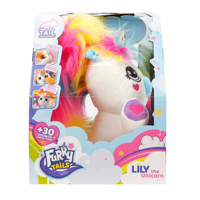 Lily Sound and Light Unicorn Plush