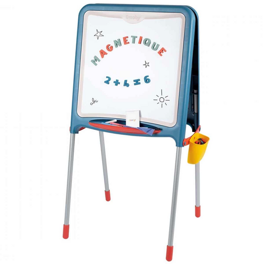 Smoby Double-Sided Magnetic Writing Board with Metal Legs 7600410308