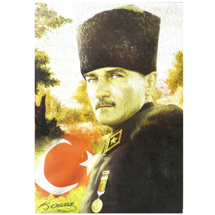 Ataturk Portrait 500 Piece Puzzle