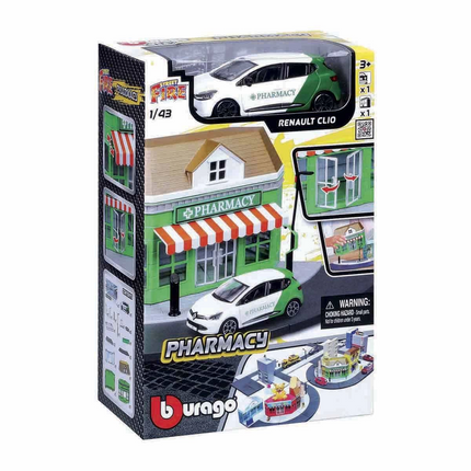 Bburago City Street Fire City Play Set