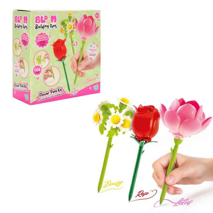Bloom 3’lü Çiçekli Kalem Yapım Seti 104 Parça