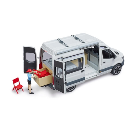 Bruder MB Sprinter Karavan Aksesuarlar ve Sürücüsü BR02672