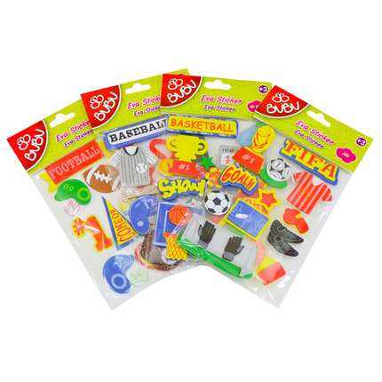 Bu-Bu Eva Sticker 3D Spor