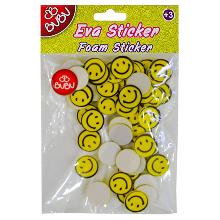 Bu-Bu Eva Sticker Gülen Yüz Küçük