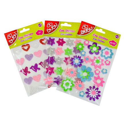 Bu-Bu Eva Sticker Simli Doğa