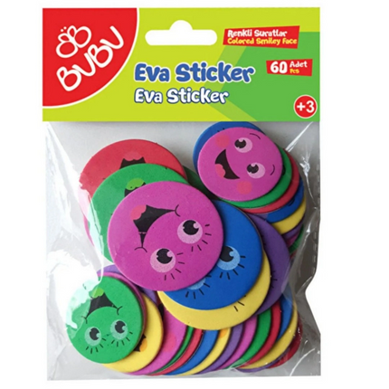 Bu-Bu Eva Stickers Suratlı 60'lı