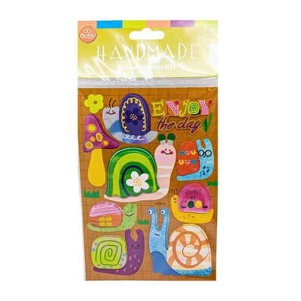 Bu-Bu Handmade Stickers Salyangozlar