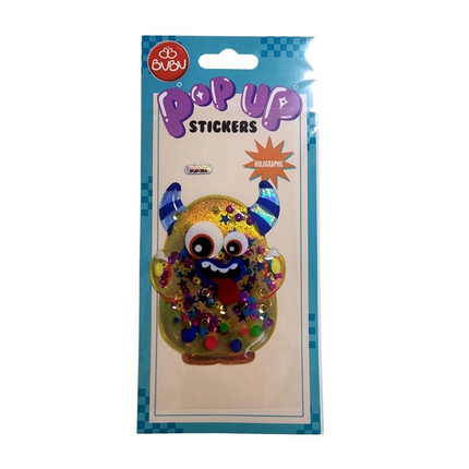 Bu-Bu Pop-Up Stickers Boynuzlu Minyon