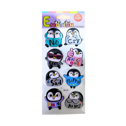 Bu-Bu Puffy Stickers Penguen