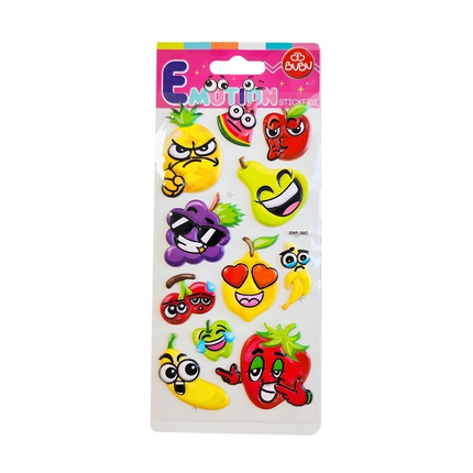 Bu-Bu Puffy Stickers Sebzeler