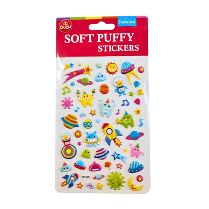 Bu-Bu Puffy Stickers Space