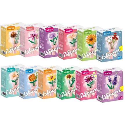 Buket Çiçekleri Serisi 3D Puzzle