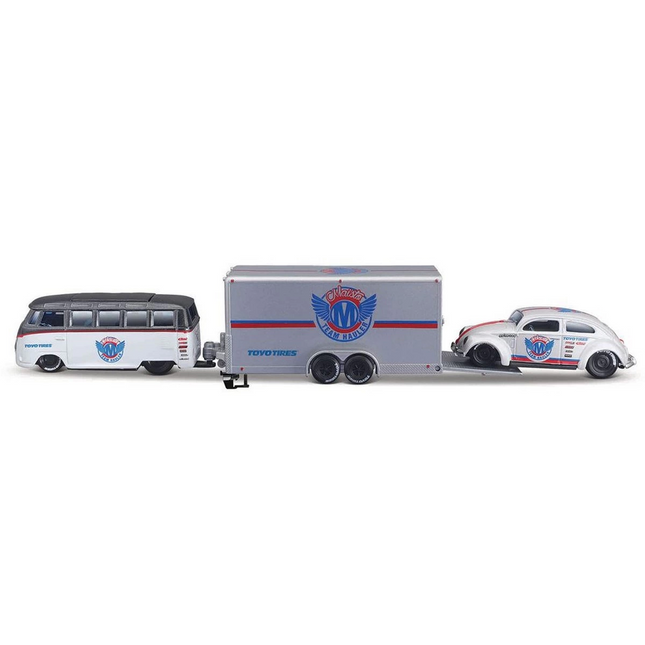 Maisto 1/64 Design Series Racing Team Trailer and Vehicle Set