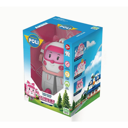 Robocar Poli Large Transforming Robot Amber
