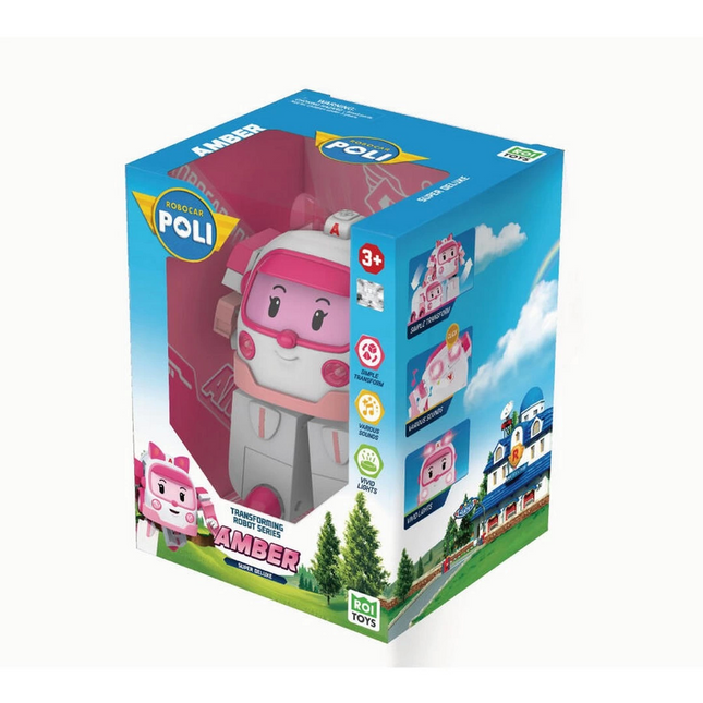 Robocar Poli Large Transforming Robot Amber