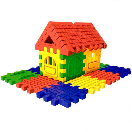 Puzzle City 3D Building and Design Blocks 64 Pieces