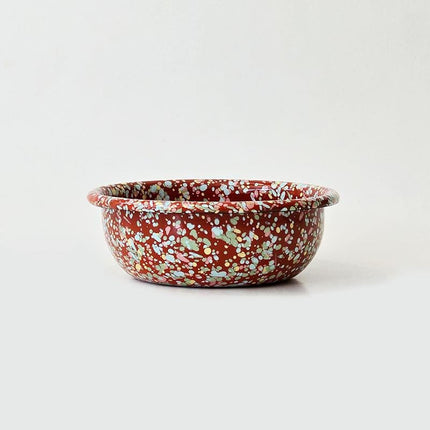 Enamel 12 cm Bowl Sprinkle Pattern Tile