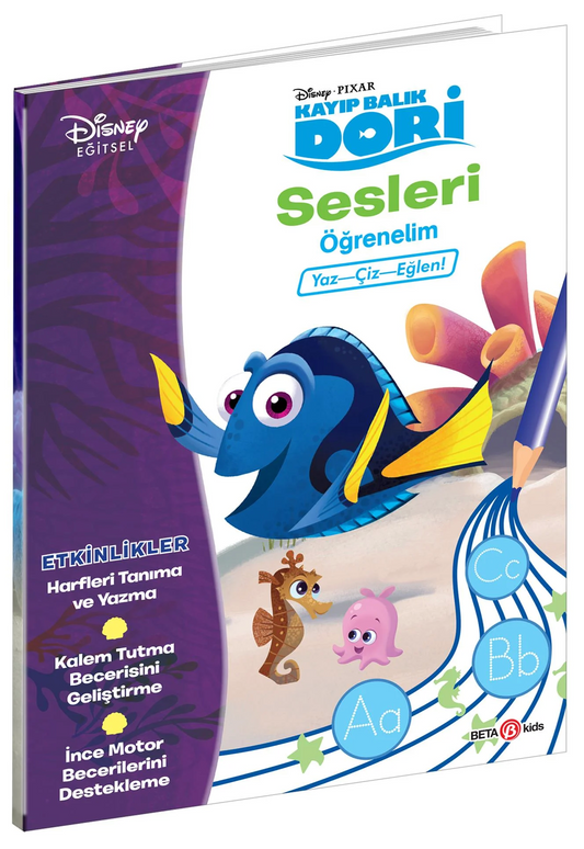 Disney Finding Nemo Let's Learn the Sounds of DORI Write-Draw-Have Fun!