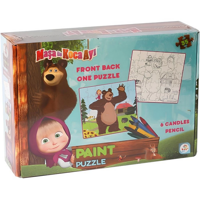 Masha the Bear Coloring Puzzle